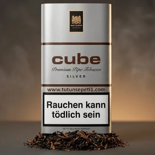 Mac Baren Cube Silver Premium Pipo Tütünü