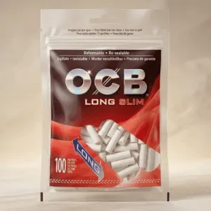 OCB Long Slim Uzun Poşet Sigara Sarma Filtresi