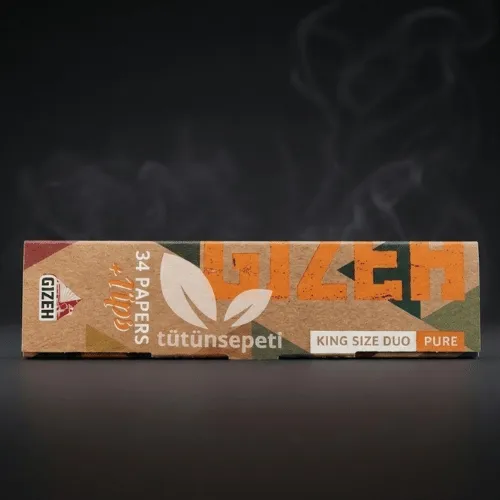 Gizeh King Size Duo Pure Sarma Kağıdı + Zıvanalı