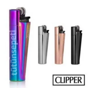 Clipper çelik çakmak - 4 Renk seçeneği