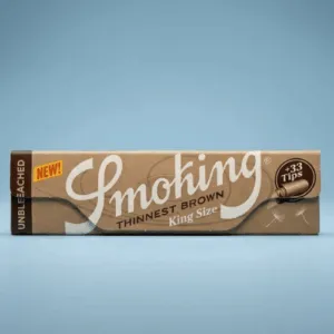 Smoking Thinnest Brown King Size sarma kağıdı + Zıvanalı