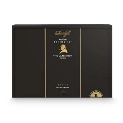 Davidoff Winston Churchill Late Hour Toro - 20's Ahşap Kutu - Görsel 2