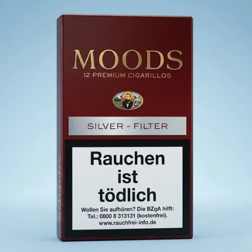 Dannemann Moods Silver Filter sigarillo - 12's Satın Al