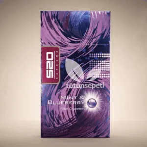 520 Mint Blueberry Kalpli Sigara - Superslim - Click
