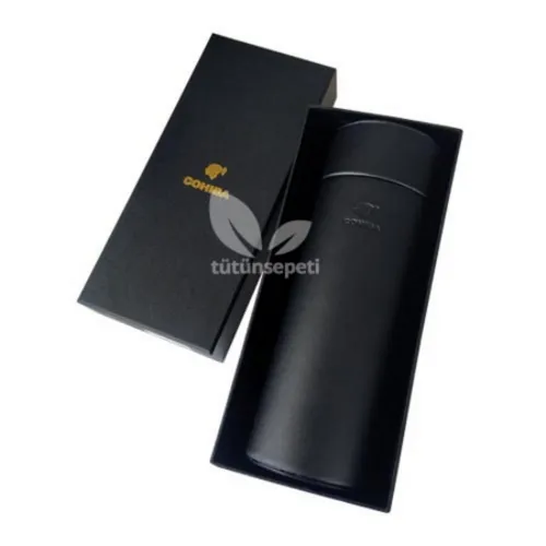 Cohiba Silindir Humidor - Deri Puro Kutusu - Görsel 3
