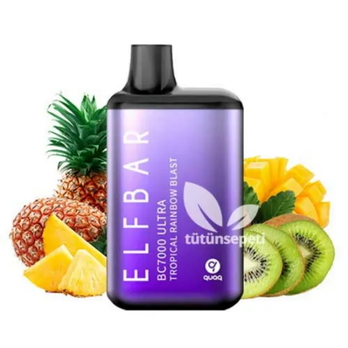 Elf Bar Bc7000 Ultra Tropical Rainbow Blast Puff