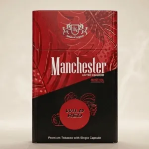 Manchester Wild Red Nano Superslim - Çilek aromalı
