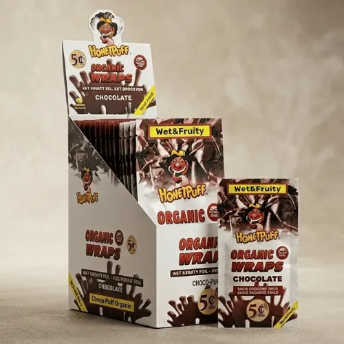 Honeypuff Organic Wraps Kağıt - Chocolate