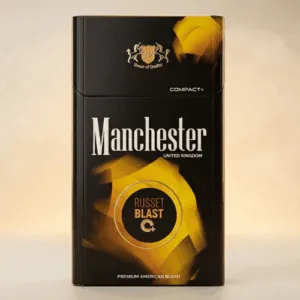 Manchester Queen Compact Russet Blast Sigara - Portakal Nane Aromalı