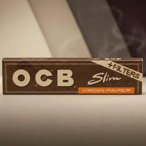 OCB King Size Virgin Paper Filter Kahverengi Zıvanalı